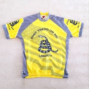 NWT World Jerseys Don't Tread on Me Cycling Jersey Size XXL